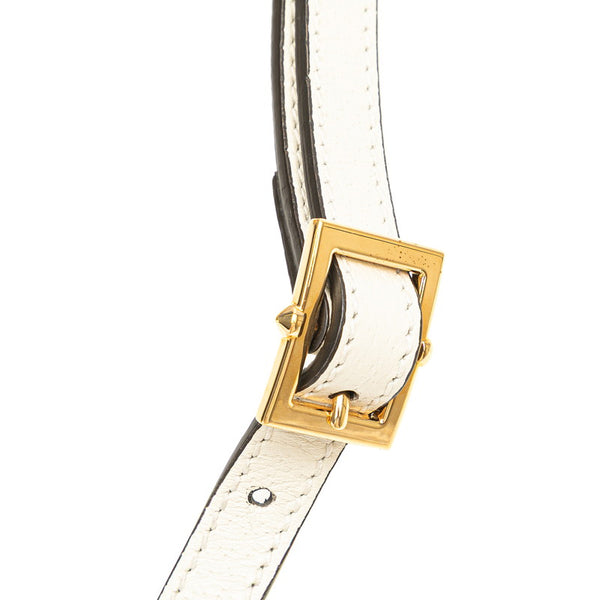 グッチ オフィディア シェリーライン フローラ 斜め掛け ショルダーバッグ 499621 ベージュ マルチカラー PVC レザー レディース GUCCI 【中古】