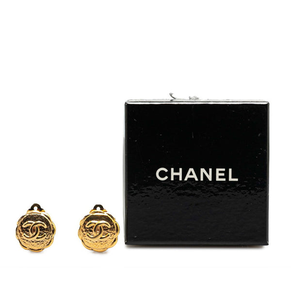 シャネル ココマーク イヤリング ゴールド メッキ レディース CHANEL 【中古】