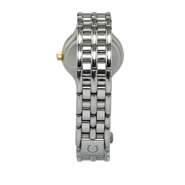 オメガ デビル 腕時計 4360.23 クオーツ ホワイト文字盤 ステンレススチール レディース OMEGA 【中古】