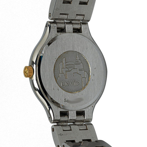 オメガ デビル 腕時計 4360.23 クオーツ ホワイト文字盤 ステンレススチール レディース OMEGA 【中古】