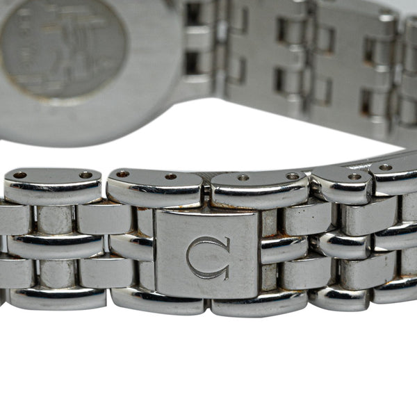 オメガ デビル 腕時計 4360.23 クオーツ ホワイト文字盤 ステンレススチール レディース OMEGA 【中古】