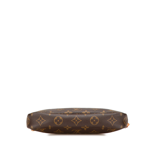 ルイ ヴィトン モノグラム ポシェット アクセソワール アクセサリーポーチ M51980 ブラウン PVC レザー レディース LOUIS VUITTON 【中古】