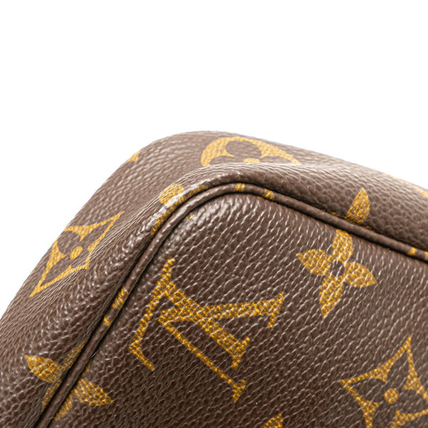 ルイ ヴィトン モノグラム ポシェット アクセソワール アクセサリーポーチ M51980 ブラウン PVC レザー レディース LOUIS VUITTON 【中古】