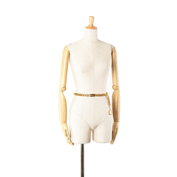 シャネル 31 RUE CAMBON カンボン  チェーンベルト ゴールド メッキ レディース CHANEL 【中古】