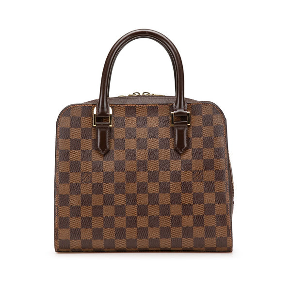 ルイ ヴィトン ダミエ トリアナ ハンドバッグ トートバッグ N51155 ブラウン PVC レザー レディース LOUIS VUITTON 【中古】