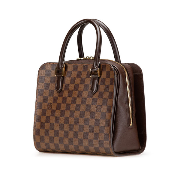 ルイ ヴィトン ダミエ トリアナ ハンドバッグ トートバッグ N51155 ブラウン PVC レザー レディース LOUIS VUITTON 【中古】