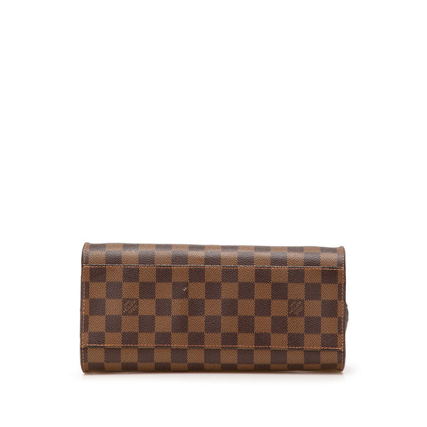 ルイ ヴィトン ダミエ トリアナ ハンドバッグ トートバッグ N51155 ブラウン PVC レザー レディース LOUIS VUITTON 【中古】
