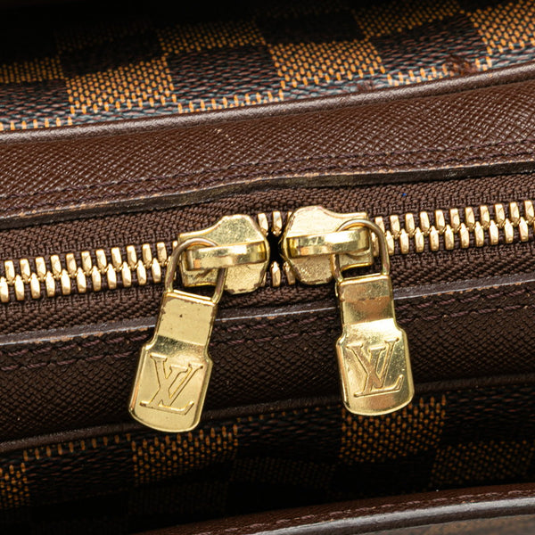 ルイ ヴィトン ダミエ トリアナ ハンドバッグ トートバッグ N51155 ブラウン PVC レザー レディース LOUIS VUITTON 【中古】