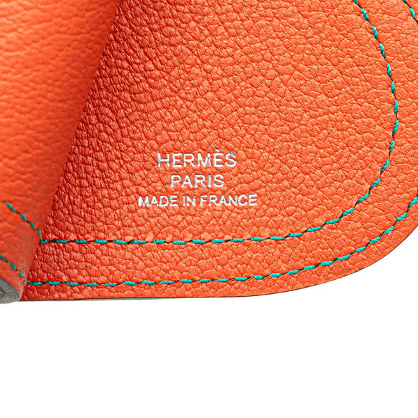エルメス カマイユ 馬 キーホルダー バッグチャーム ローズアザレ マラカイト ライム ヴォーエプソン レディース HERMES 【中古】