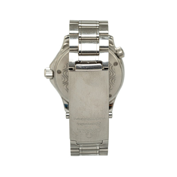 オメガ シーマスター300 プロフェッショナル 腕時計 2262.50 クオーツ ブラック文字盤 ステンレススチール レディース OMEGA 【中古】