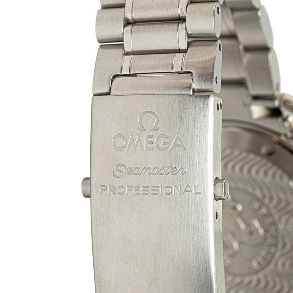 オメガ シーマスター300 プロフェッショナル 腕時計 2262.50 クオーツ ブラック文字盤 ステンレススチール レディース OMEGA 【中古】