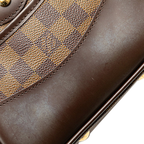 ルイ ヴィトン ダミエ バークレー ハンドバッグ N52000 ブラウン PVC レザー レディース LOUIS VUITTON 【中古】
