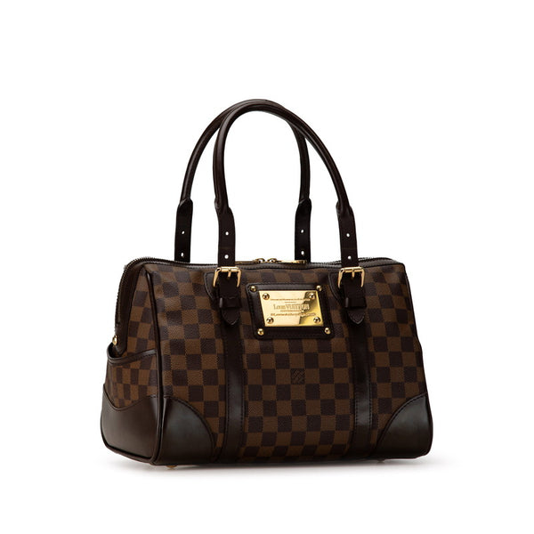 ルイ ヴィトン ダミエ バークレー ハンドバッグ N52000 ブラウン PVC レザー レディース LOUIS VUITTON 【中古】