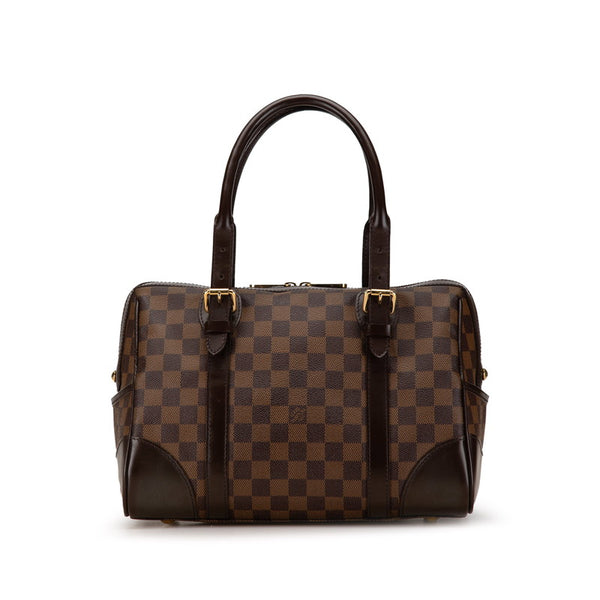 ルイ ヴィトン ダミエ バークレー ハンドバッグ N52000 ブラウン PVC レザー レディース LOUIS VUITTON 【中古】