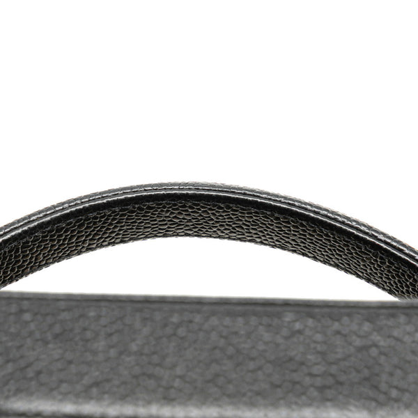 シャネル ココマーク バニティバッグ ショルダーバッグ 2WAY ブラック キャビアスキン レディース CHANEL 【中古】