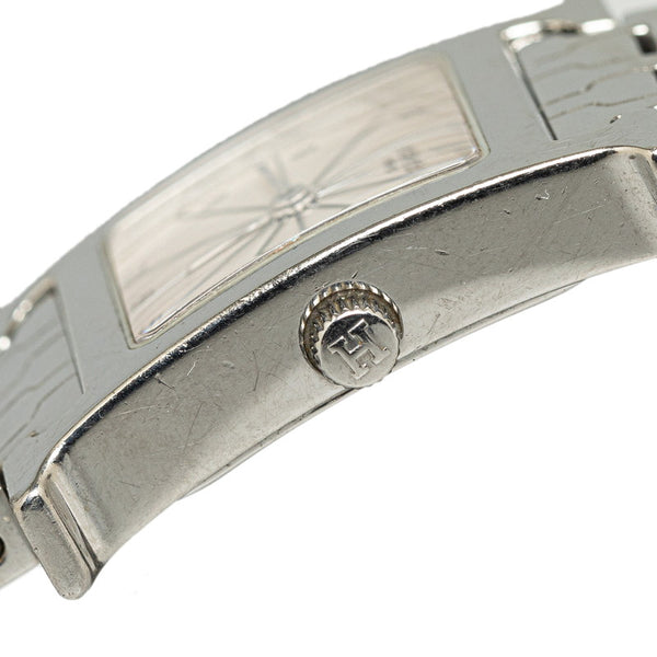 エルメス Hウォッチ 腕時計 HH1.210 クオーツ ホワイト文字盤 ステンレススチール レディース HERMES 【中古】