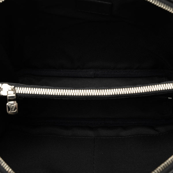 ルイ ヴィトン ダミエ アンフィニ シリウス メッセンジャー ショルダーバッグ N45286 ブラック PVC レザー レディース LOUIS VUITTON 【中古】