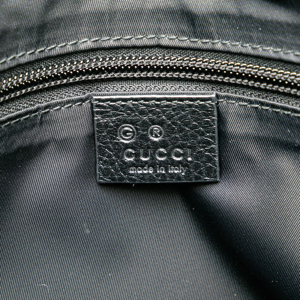 グッチ GGナイロン ミディアム メッセンジャーバッグ ショルダーバッグ 510335 ブラック ナイロン レザー レディース GUCCI 【中古】