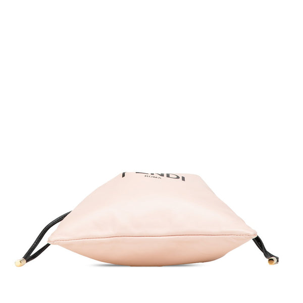フェンディ スリムクラッチ ショルダーバッグ 8BT337 ピンク レザー レディース FENDI 【中古】
