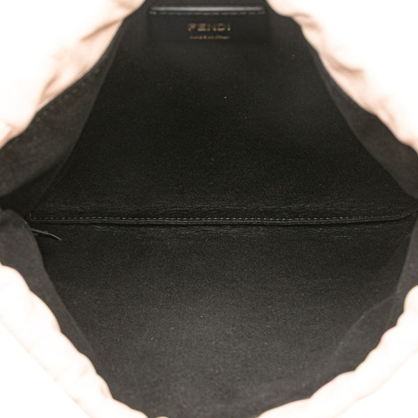 フェンディ スリムクラッチ ショルダーバッグ 8BT337 ピンク レザー レディース FENDI 【中古】