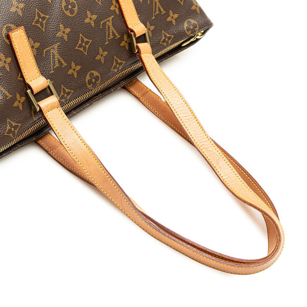 ルイ ヴィトン モノグラム カバ メゾ ショルダーバッグ トートバッグ  M51151 ブラウン PVC レザー レディース LOUIS VUITTON 【中古】