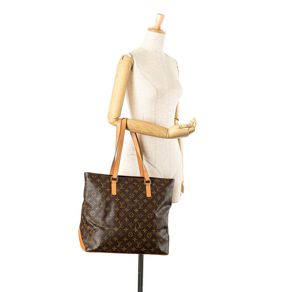 ルイ ヴィトン モノグラム カバ メゾ ショルダーバッグ トートバッグ  M51151 ブラウン PVC レザー レディース LOUIS VUITTON 【中古】