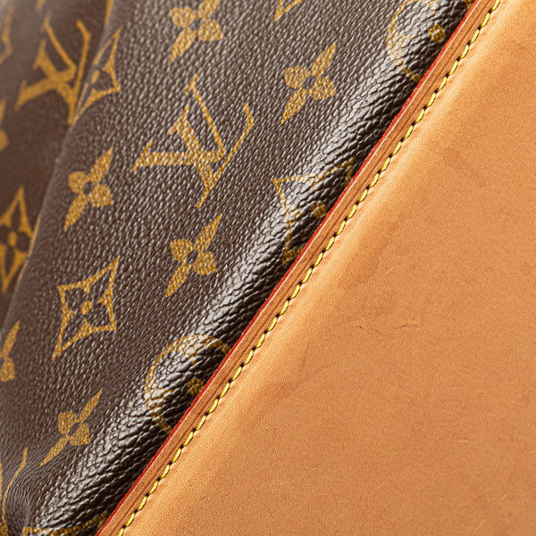 ルイ ヴィトン モノグラム カバ メゾ ショルダーバッグ トートバッグ  M51151 ブラウン PVC レザー レディース LOUIS VUITTON 【中古】