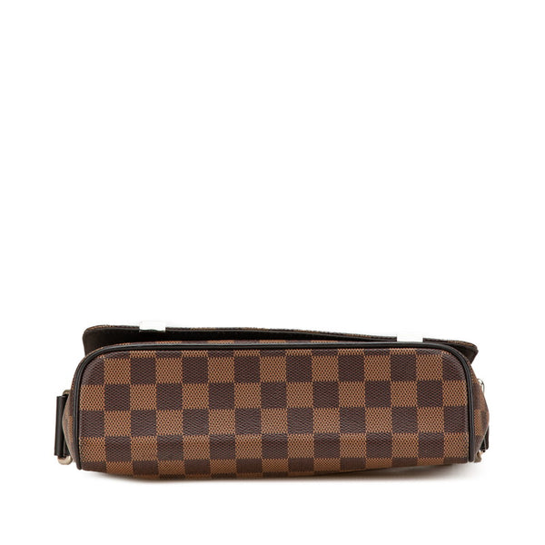 ルイ ヴィトン ダミエ ディストリクトPM ショルダーバッグ N41031 ブラウン PVC レザー レディース LOUIS VUITTON 【中古】