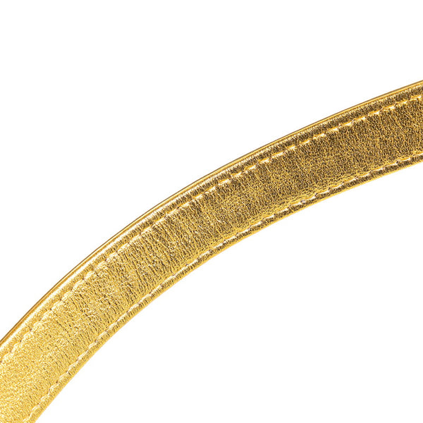 シャネル ココマーク チェーン 斜め掛け ショルダーバッグ フォンホルダー ポーチ ゴールド パテントレザー レディース CHANEL 【中古】