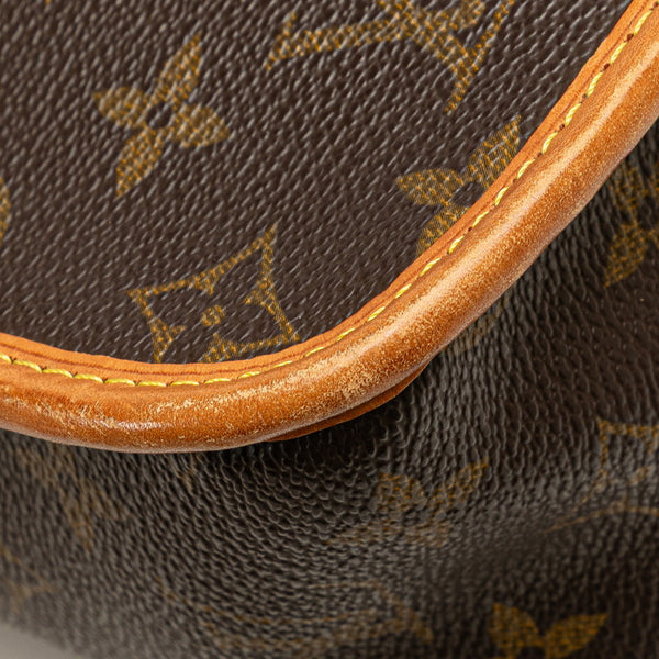 ルイ ヴィトン モノグラム ソローニュ 斜め掛け ショルダーバッグ M42250 ブラウン PVC レザー レディース LOUIS VUITTON 【中古】
