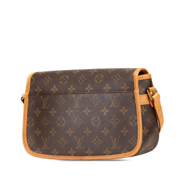 ルイ ヴィトン モノグラム ソローニュ 斜め掛け ショルダーバッグ M42250 ブラウン PVC レザー レディース LOUIS VUITTON 【中古】