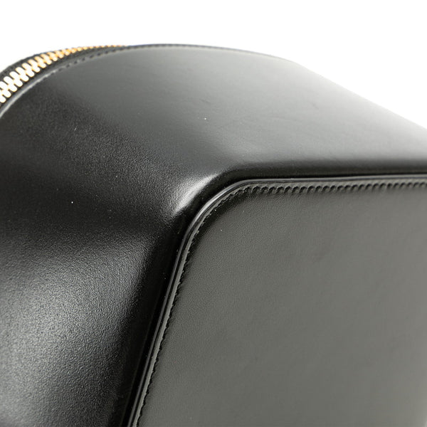 セリーヌ ハンドバッグ トイレタリーケース ブラック レザー レディース CELINE 【中古】