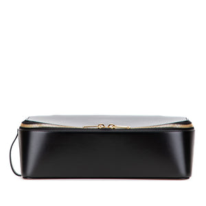 セリーヌ ハンドバッグ トイレタリーケース ブラック レザー レディース CELINE 【中古】