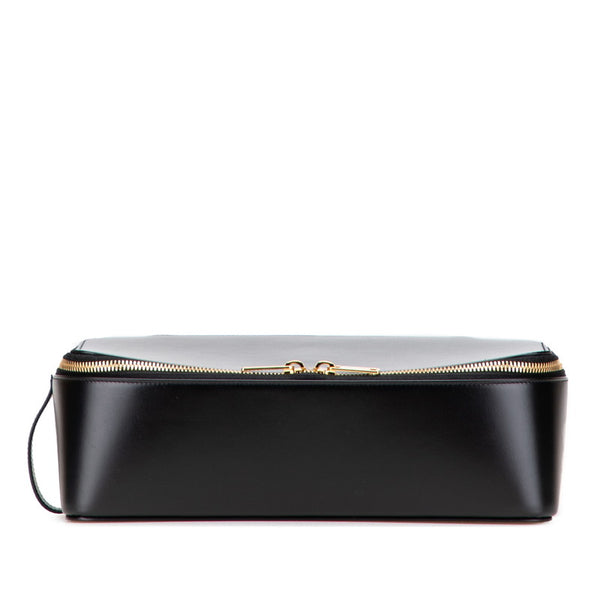 セリーヌ ハンドバッグ トイレタリーケース ブラック レザー レディース CELINE 【中古】