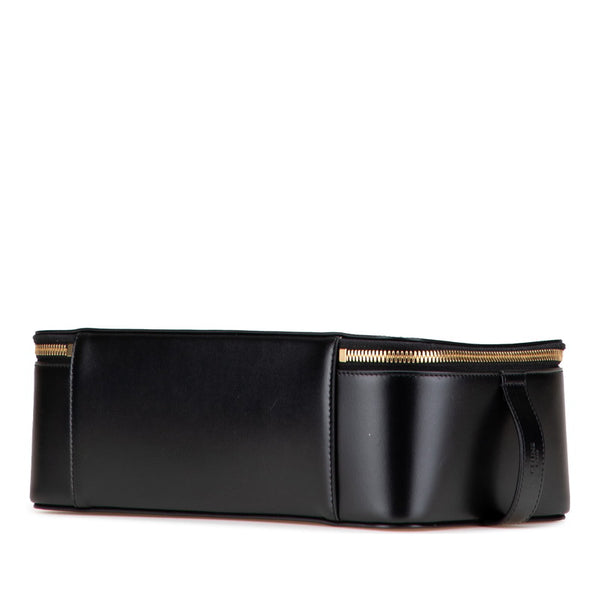 セリーヌ ハンドバッグ トイレタリーケース ブラック レザー レディース CELINE 【中古】