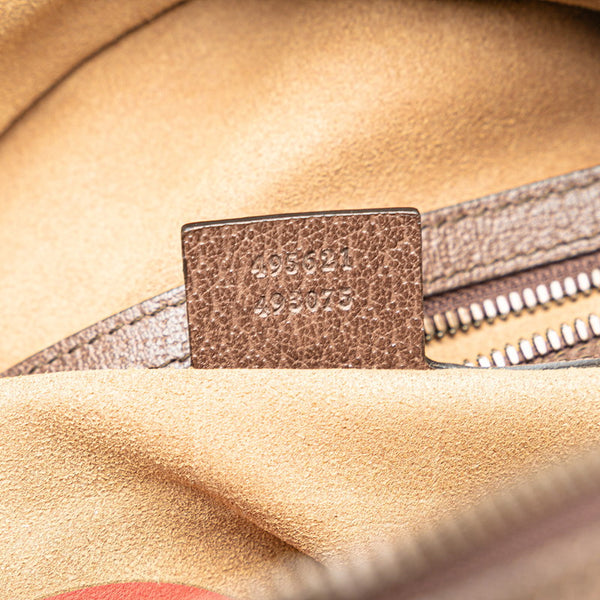 グッチ GGスプリーム ミスティックキャット リュック バックパック 495621 ベージュ ブラウン マルチカラー PVC レザー レディース GUCCI 【中古】