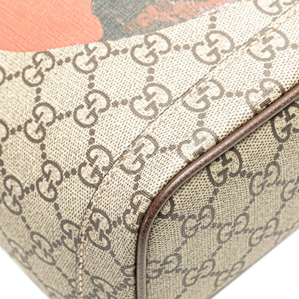 グッチ GGスプリーム ミスティックキャット リュック バックパック 495621 ベージュ ブラウン マルチカラー PVC レザー レディース GUCCI 【中古】