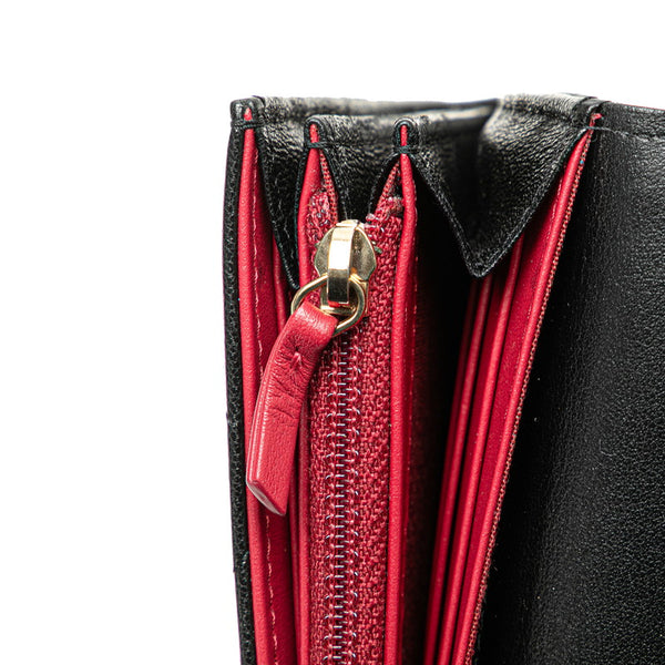 シャネル シャネル19 ココマーク チェーン 長財布 AP0955 ブラック ラムスキン レディース CHANEL 【中古】