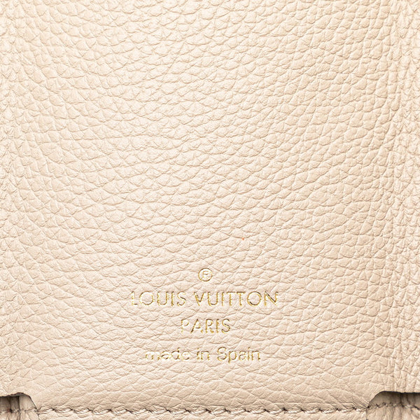 ルイ ヴィトン ポルトフォイユ ロック ミニ 三つ折り財布 M69340 グレージュ レザー レディース LOUIS VUITTON 【中古】