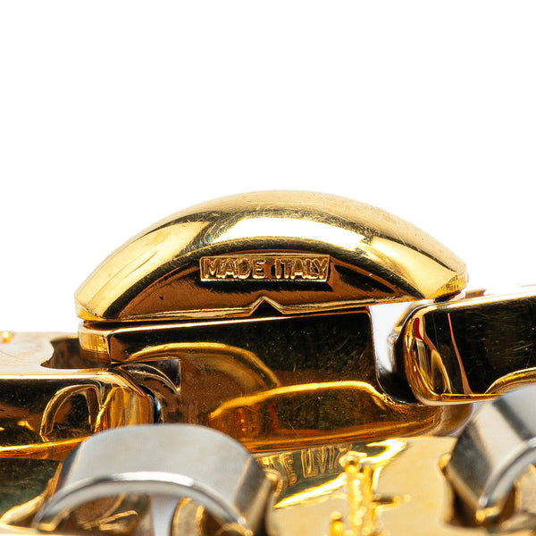 サルヴァトーレフェラガモ ヴァラ ブレスレット ゴールド シルバー メッキ レディース Salvatore Ferragamo 【中古】