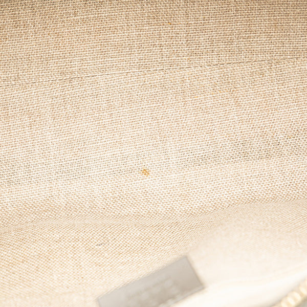 グッチ マイクロ グッチシマ ショルダーバッグ トートバッグ 449656 グレー レザー レディース GUCCI 【中古】