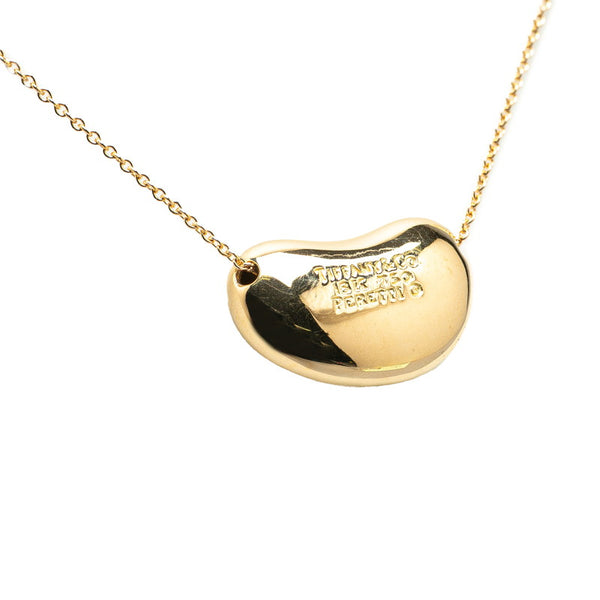 ティファニー ペレッティ ビーンズ ネックレス K18YG イエローゴールド レディース TIFFANY&Co. 【中古】
