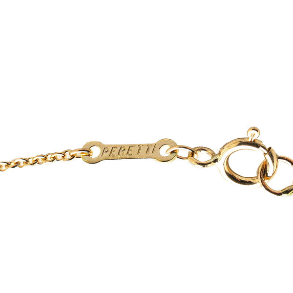 ティファニー ペレッティ ビーンズ ネックレス K18YG イエローゴールド レディース TIFFANY&Co. 【中古】