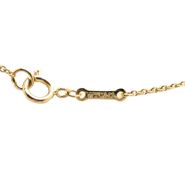 ティファニー ペレッティ ビーンズ ネックレス K18YG イエローゴールド レディース TIFFANY&Co. 【中古】