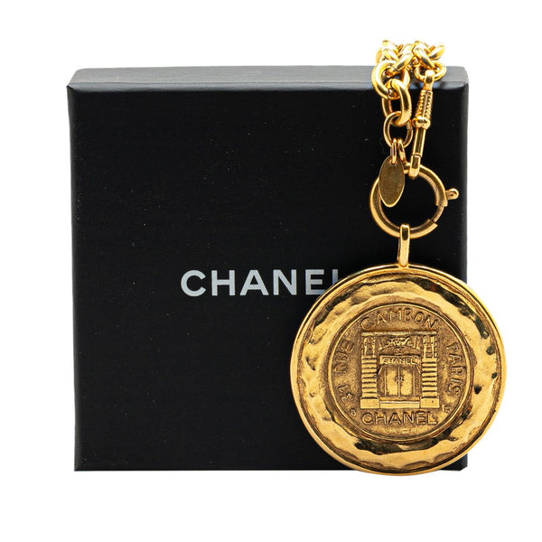 シャネル シャネル 31 RUE CAMBON コイン チェーンネックレス ゴールド メッキ レディース CHANEL 【中古】