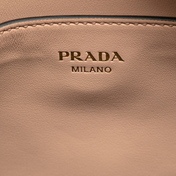 プラダ サフィアーノ ハンドバッグ ショルダーバッグ 2WAY 1BA113 ベージュ レザー レディース PRADA 【中古】