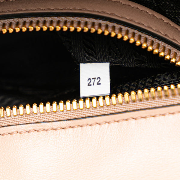 プラダ サフィアーノ ハンドバッグ ショルダーバッグ 2WAY 1BA113 ベージュ レザー レディース PRADA 【中古】