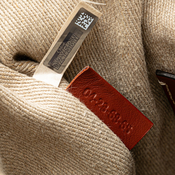 クロエ ロゴ カゴバッグ ショルダーバッグ ハンドバッグ 2WAY ベージュ ブラウン ラフィア レザー レディース Chloe 【中古】