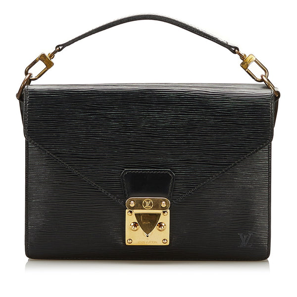ルイ ヴィトン エピ ビファス ハンドバッグ ショルダーバッグ 2WAY M52322 ノワール ブラック レザー レディース LOUIS VUITTON 【中古】