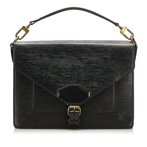 ルイ ヴィトン エピ ビファス ハンドバッグ ショルダーバッグ 2WAY M52322 ノワール ブラック レザー レディース LOUIS VUITTON 【中古】